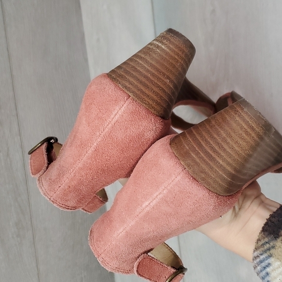 Lucky Brand Womens Jebelle Ankle Suede Strap Wedge Sandals shoes sz 9.5M - Picture 7 of 13